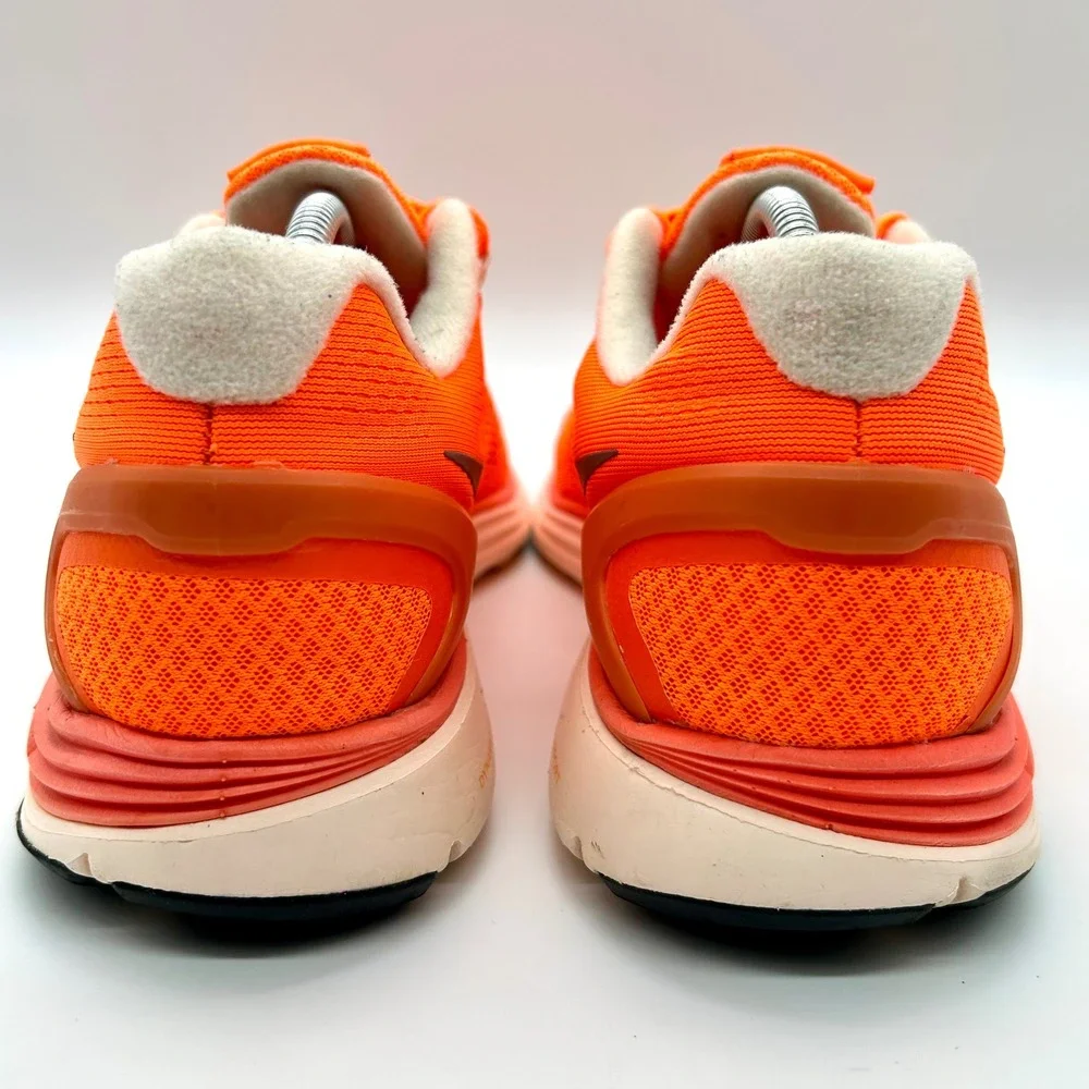 Nike LunarGlide 4 Men's Running‎ Shoes 10 Orange Athletic Sneakers 524977-808